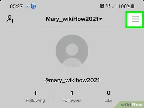 Image titled Change a TikTok Account to Private Step 3