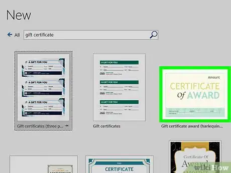 Image titled Make Your Own Printable Certificate Step 4