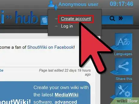 Image titled Create a New Wiki Using ShoutWiki Step 2