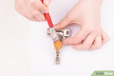 Image titled Paint Cabinet Hinges Step 6