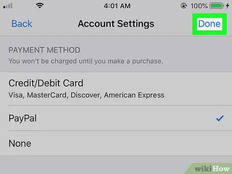 Image titled Connect PayPal to iTunes on iPhone or iPad Step 11