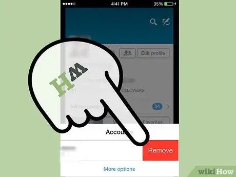 Image titled Delete a Twitter Account from the Twitter for iPhone App Step 6
