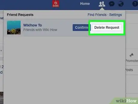 Image titled Cancel a Friend Request on Facebook Step 3