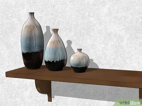 Image titled Decorate a Shelf in the Living Room Step 12
