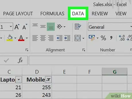 Image titled Clear Filters in Excel Step 7