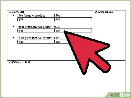 Image titled Identify Strategy with a SWOT Analysis Step 4