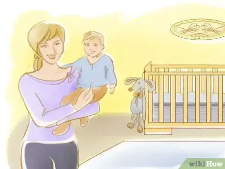 Image titled Get a Baby to Sleep in a Crib Step 1