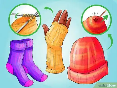 Image titled Knit With Double Pointed Needles Step 17