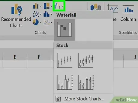 Image titled Create a Waterfall Chart in Excel on PC or Mac Step 4
