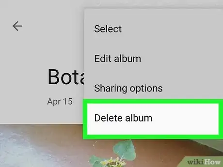 Image titled Delete an Album on Google Photos on Android Step 5