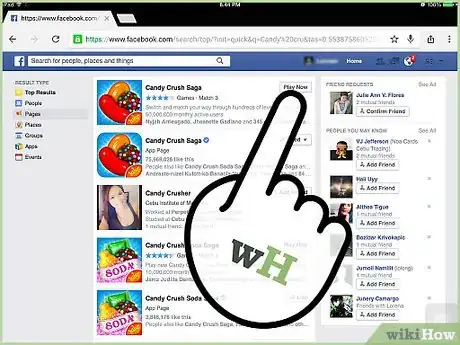 Image titled Play Facebook Games on an iPad Step 12