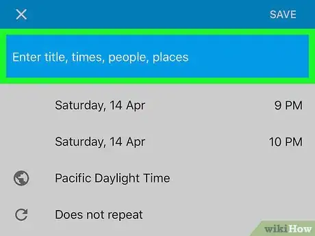 Image titled Send a Google Calendar Invite on iPhone or iPad Step 4