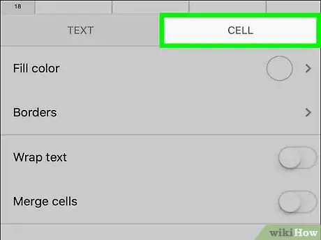 Image titled Make a Table on Google Sheets on iPhone or iPad Step 14