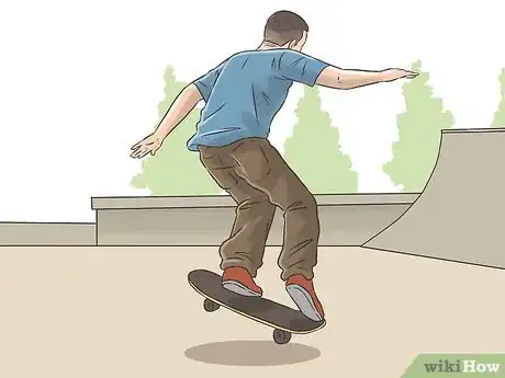 Image titled 180 on a Skateboard Step 14