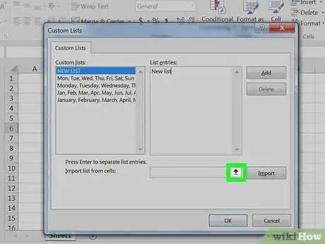 Image titled Create Custom Lists in Excel Step 6