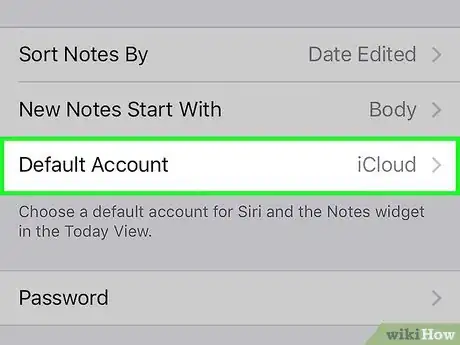 Image titled Store iPhone Notes to Your iPhone Only Step 4