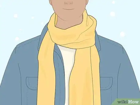 Image titled Wear a Denim Jacket in Winter Step 2