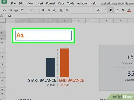 Image titled Make a Spreadsheet Step 34