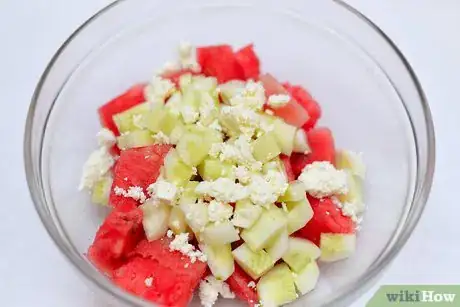 Image titled Make Greek Watermelon Salad Step 13