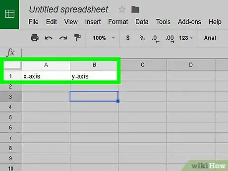 Image titled Create a Graph in Google Sheets Step 3