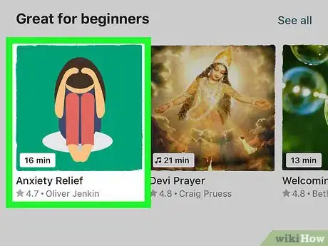 Image titled Use Insight Timer to Meditate on iPhone or iPad Step 5