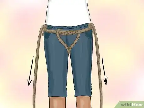 Image titled Tie a Swiss Seat Rappel Harness Step 4