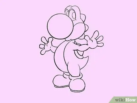 Image titled Draw Yoshi from Mario Step 25
