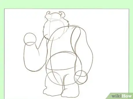 Image titled Draw Sully from Monster's Inc Step 4