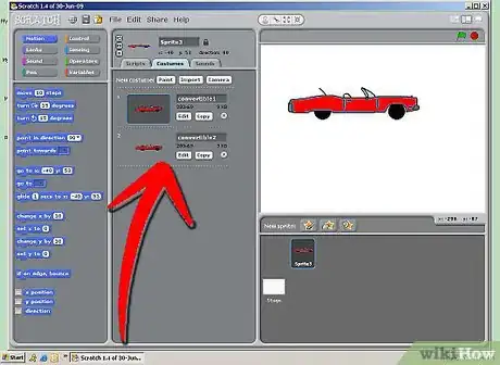 Image titled Create a Good Racing Game on Scratch Step 6