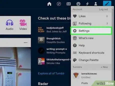 Image titled Change Your Tumblr Name Step 8