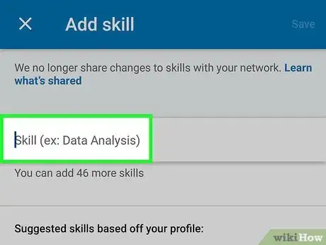 Image titled Add Skills on LinkedIn Step 6