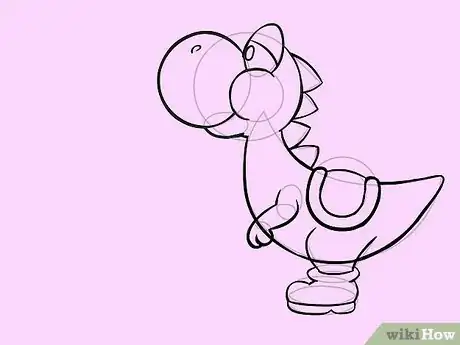 Image titled Draw Yoshi from Mario Step 11