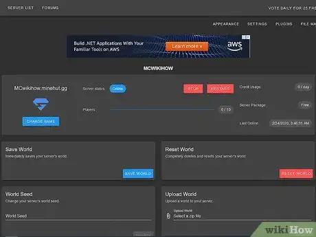 Image titled Make a Minecraft Server for Free Step 24