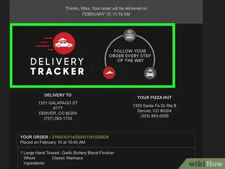 Image titled Track a Pizza Hut Order on iPhone or iPad Step 8