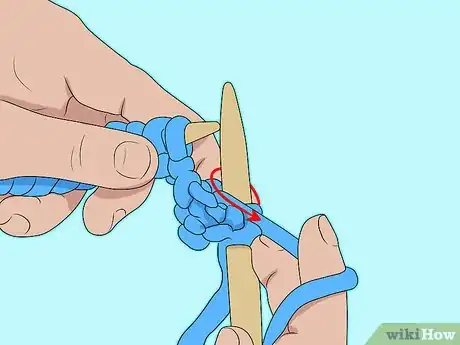 Image titled Knit Stockinette Stitch Step 3