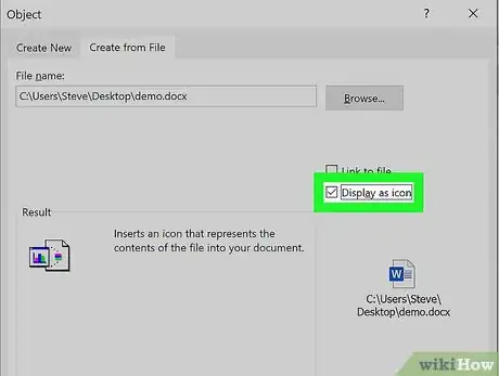 Image titled Insert an Object in Excel Step 8