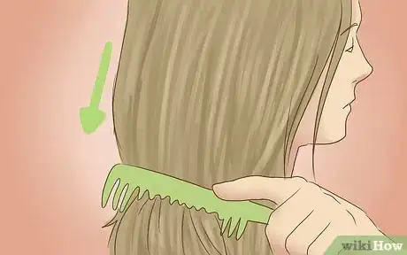 Image titled Straighten Permed Hair Step 7