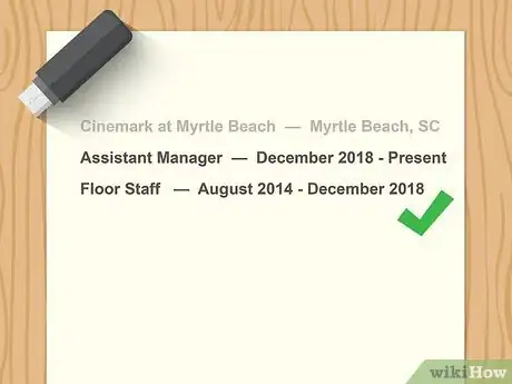 Image titled Show a Promotion on a Resume Step 6