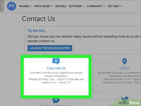 Image titled Contact Motorola Step 2