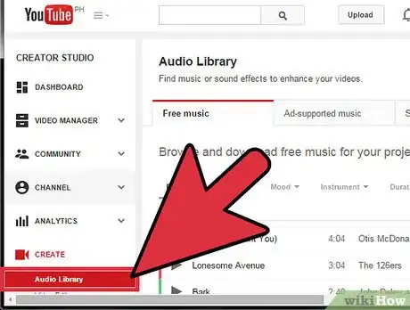 Image titled Download Free Music for Your YouTube Videos Step 9