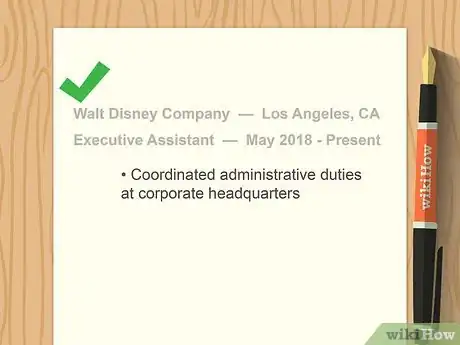 Image titled Show a Promotion on a Resume Step 3