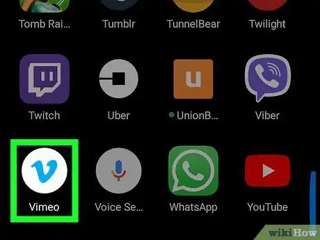 Image titled Delete a Video on Vimeo on Android Step 1