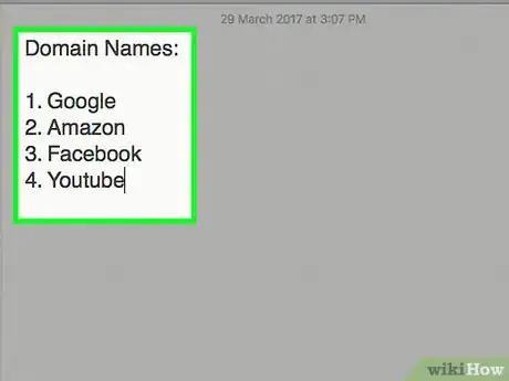Image titled Pick a Good Domain Name for Your Website Step 3