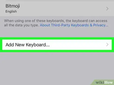 Image titled Change Your Keyboard Language on iPhone or iPad Step 4