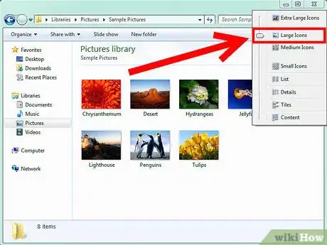 Image titled Enable Thumbnail View for Pictures in Windows 7 Step 1