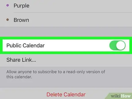 Image titled Share an Apple Calendar on iPhone or iPad Step 7