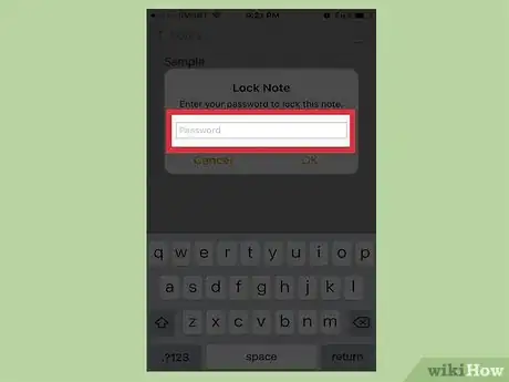 Image titled Password Protect Your Notes in iOS Step 13