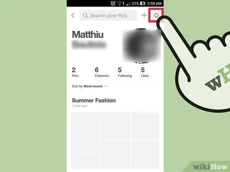 Image titled Delete Your Search History on Pinterest Step 3