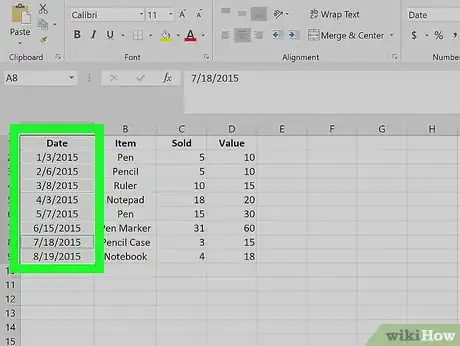 Image titled Copy Multiple Cells in Excel Step 3
