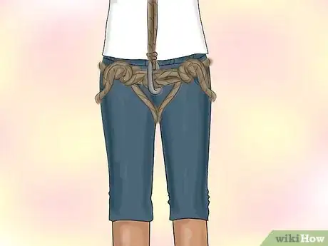 Image titled Tie a Swiss Seat Rappel Harness Step 9